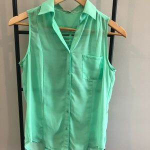 Ya Brand Sleeveless Blouse with Cutout Back